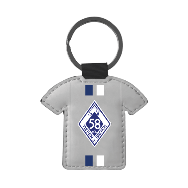 Trikot-Schlüsselanhänger aus Kunstleder